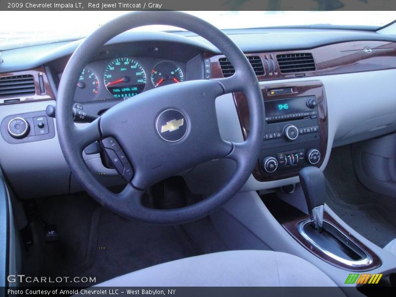 Red Jewel Tintcoat / Gray 2009 Chevrolet Impala LT