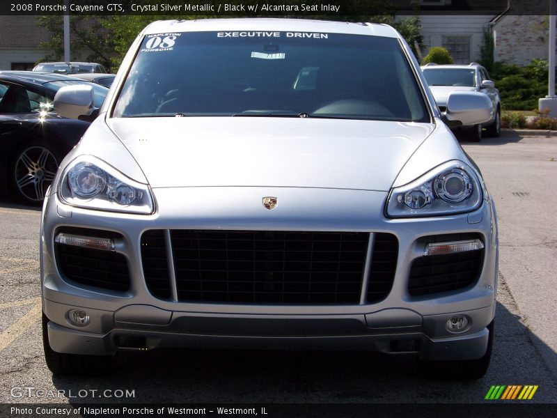 Crystal Silver Metallic / Black w/ Alcantara Seat Inlay 2008 Porsche Cayenne GTS