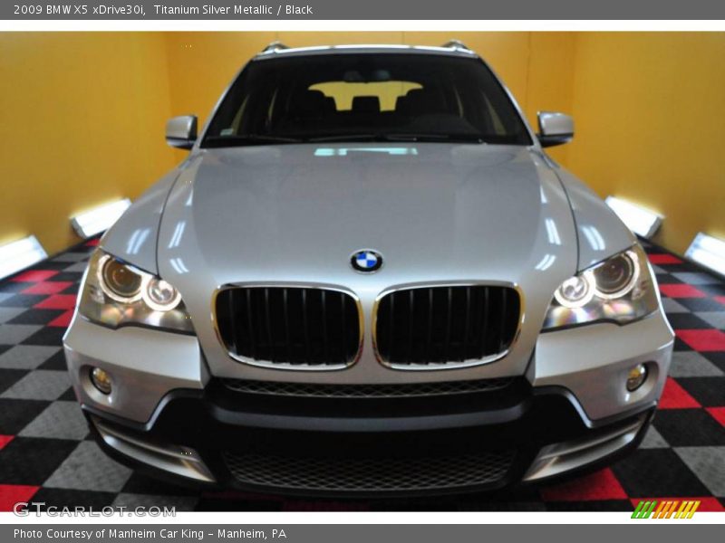 Titanium Silver Metallic / Black 2009 BMW X5 xDrive30i