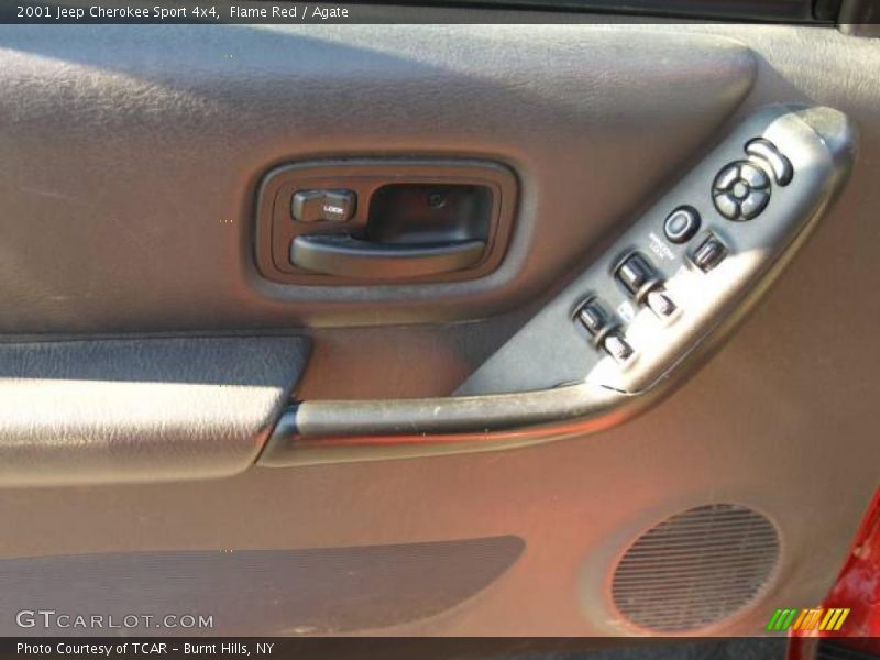 Flame Red / Agate 2001 Jeep Cherokee Sport 4x4