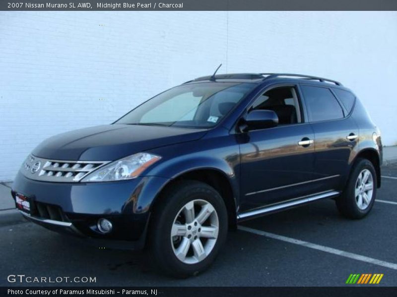 Midnight Blue Pearl / Charcoal 2007 Nissan Murano SL AWD
