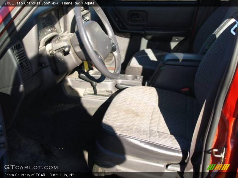 Flame Red / Agate 2001 Jeep Cherokee Sport 4x4