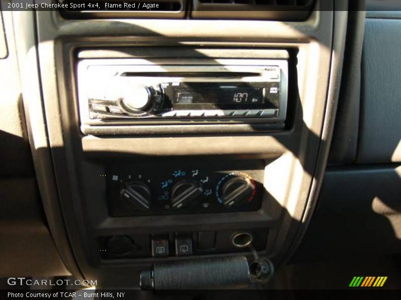 Flame Red / Agate 2001 Jeep Cherokee Sport 4x4