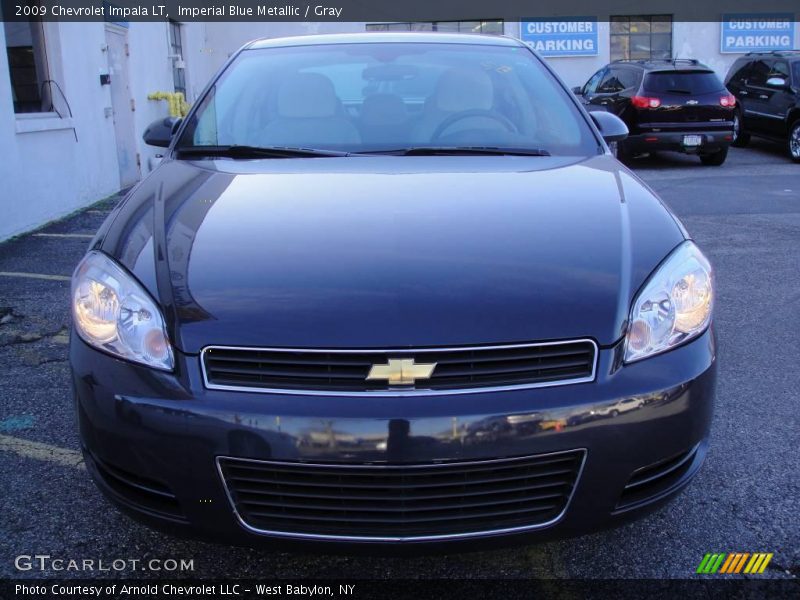 Imperial Blue Metallic / Gray 2009 Chevrolet Impala LT