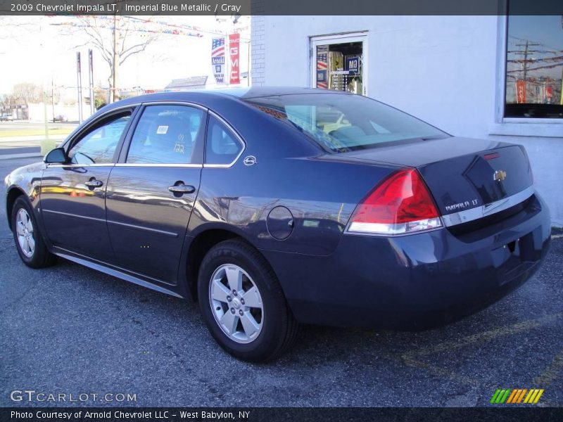 Imperial Blue Metallic / Gray 2009 Chevrolet Impala LT