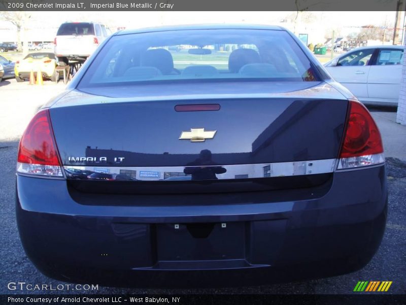 Imperial Blue Metallic / Gray 2009 Chevrolet Impala LT