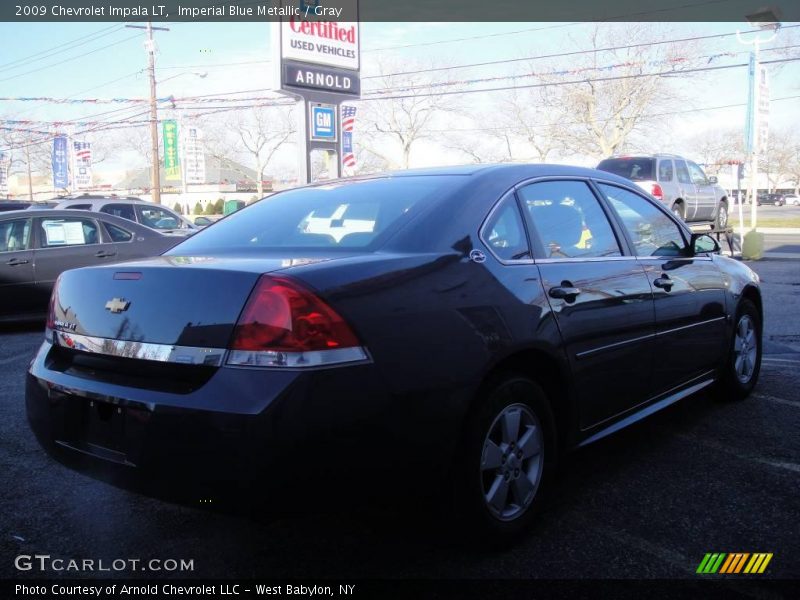 Imperial Blue Metallic / Gray 2009 Chevrolet Impala LT