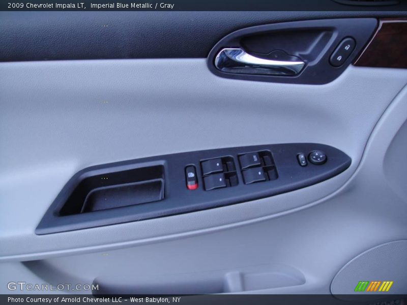 Imperial Blue Metallic / Gray 2009 Chevrolet Impala LT