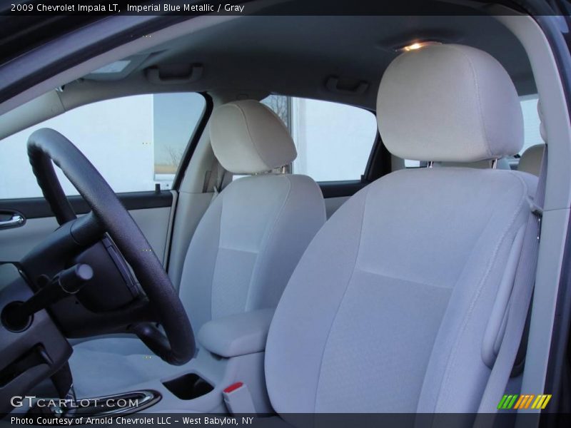 Imperial Blue Metallic / Gray 2009 Chevrolet Impala LT