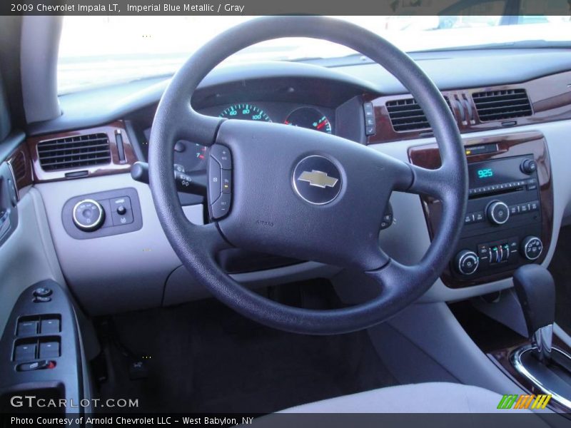 Imperial Blue Metallic / Gray 2009 Chevrolet Impala LT