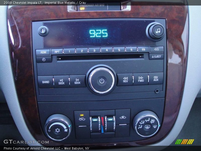 Imperial Blue Metallic / Gray 2009 Chevrolet Impala LT