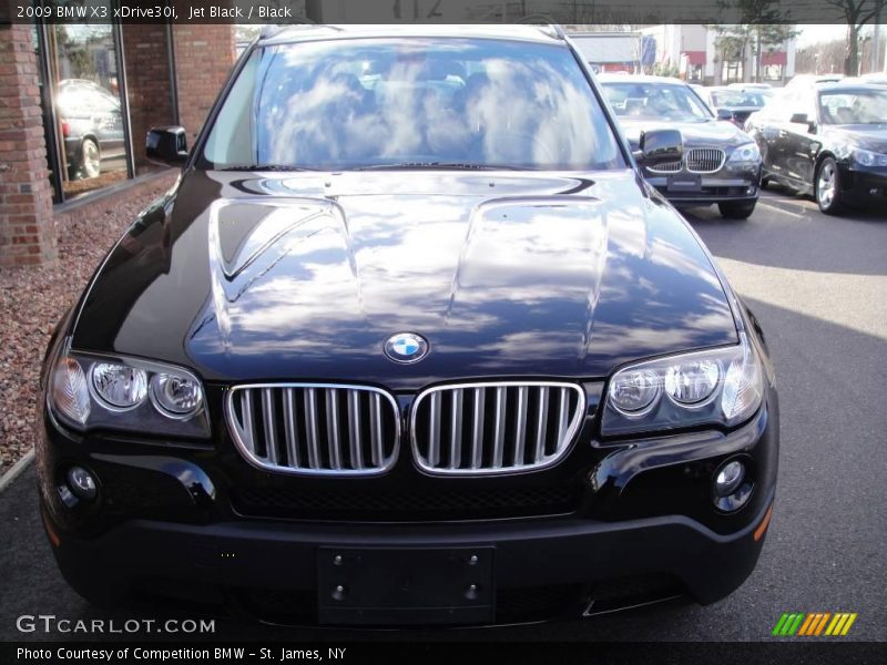 Jet Black / Black 2009 BMW X3 xDrive30i