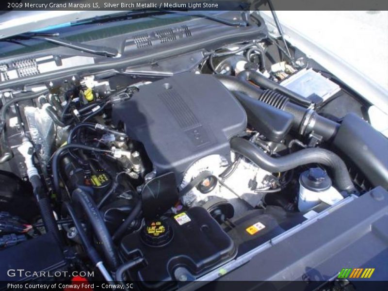 Silver Birch Metallic / Medium Light Stone 2009 Mercury Grand Marquis LS
