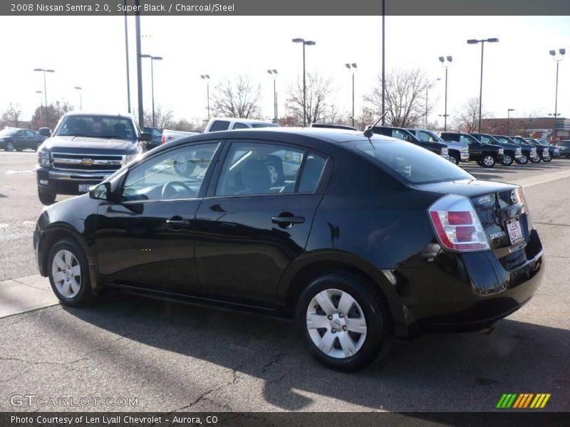 Super Black / Charcoal/Steel 2008 Nissan Sentra 2.0