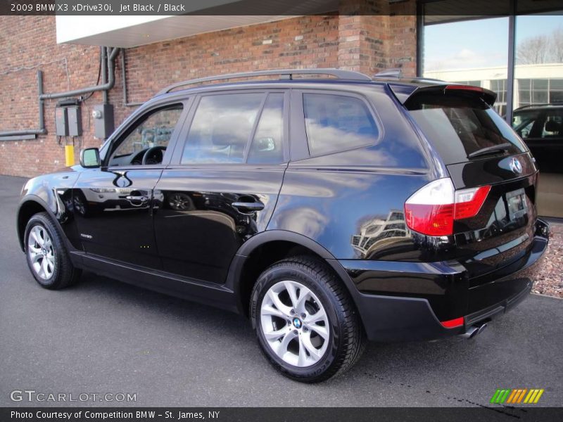 Jet Black / Black 2009 BMW X3 xDrive30i