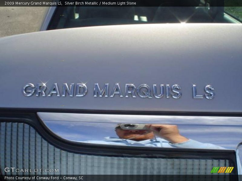 Silver Birch Metallic / Medium Light Stone 2009 Mercury Grand Marquis LS