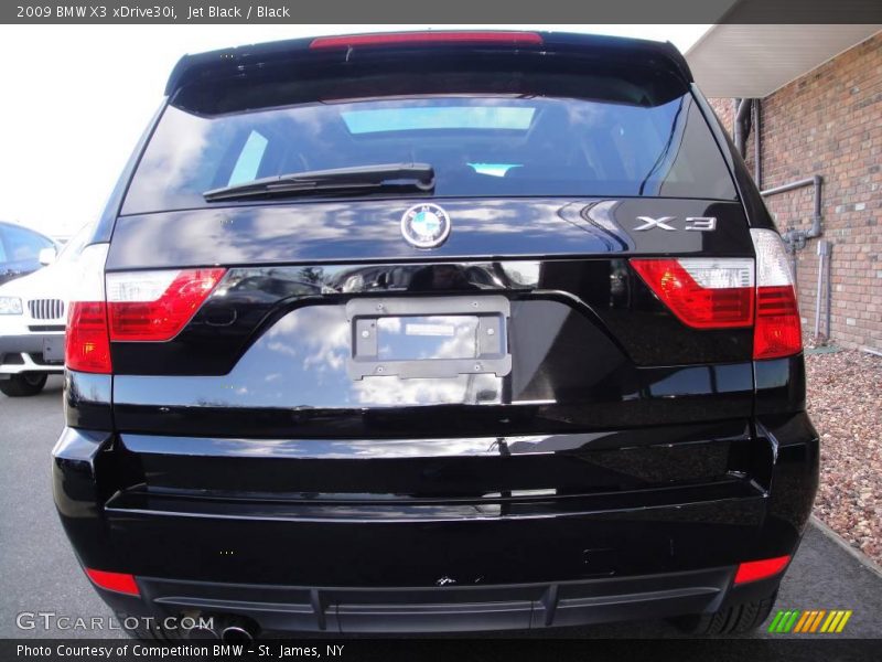 Jet Black / Black 2009 BMW X3 xDrive30i