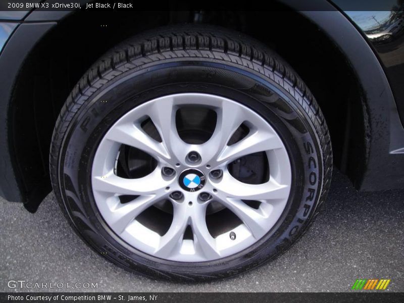 Jet Black / Black 2009 BMW X3 xDrive30i