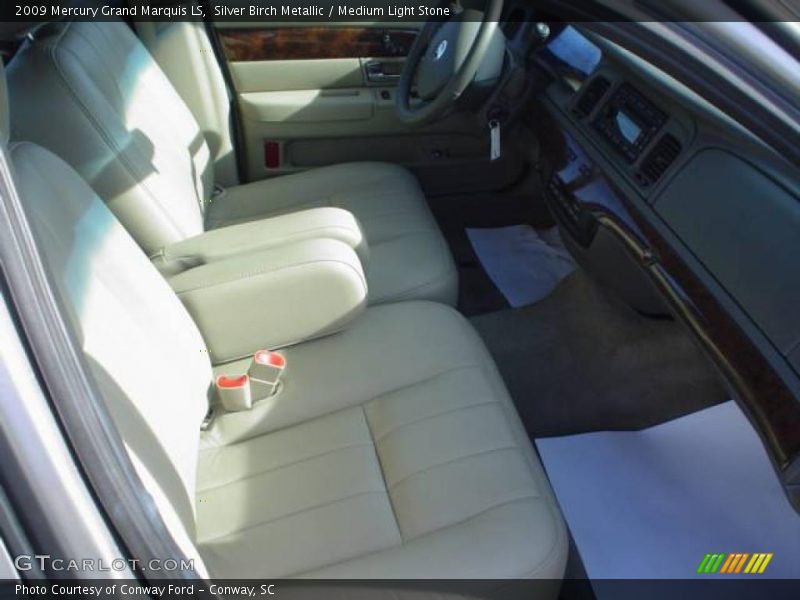 Silver Birch Metallic / Medium Light Stone 2009 Mercury Grand Marquis LS
