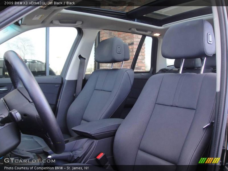 Jet Black / Black 2009 BMW X3 xDrive30i