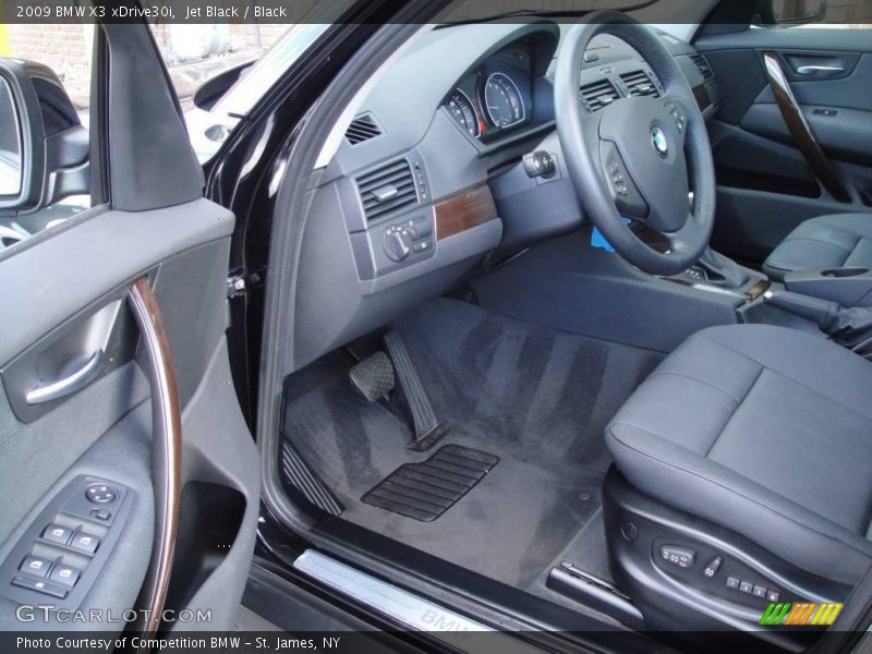 Jet Black / Black 2009 BMW X3 xDrive30i