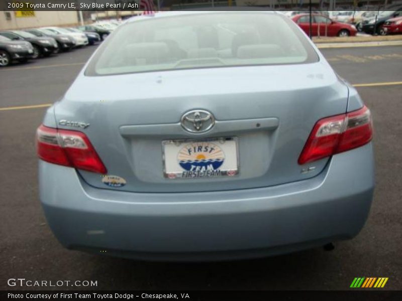 Sky Blue Pearl / Ash 2009 Toyota Camry LE