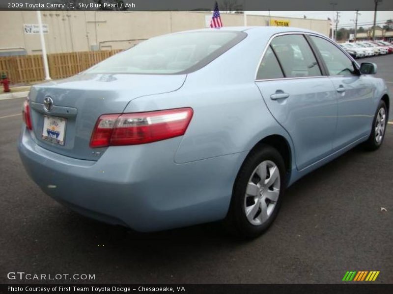 Sky Blue Pearl / Ash 2009 Toyota Camry LE