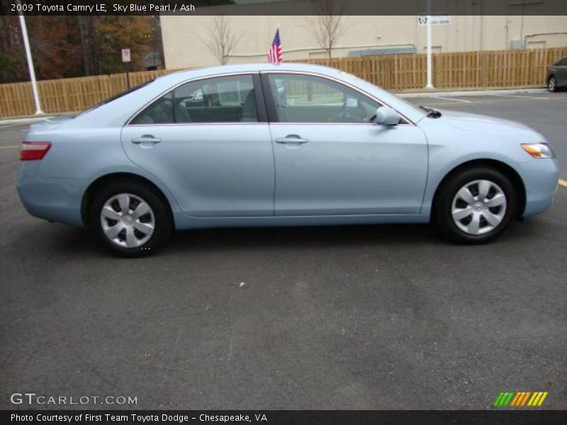 Sky Blue Pearl / Ash 2009 Toyota Camry LE