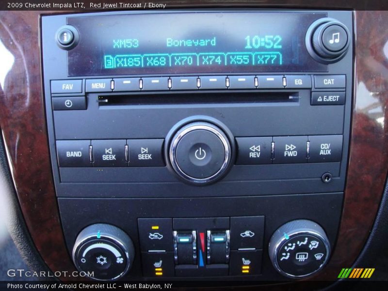 Red Jewel Tintcoat / Ebony 2009 Chevrolet Impala LTZ