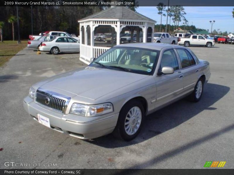 Smokestone Metallic / Medium Light Stone 2009 Mercury Grand Marquis LS