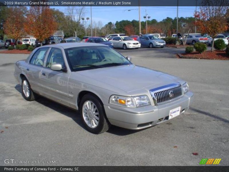 Smokestone Metallic / Medium Light Stone 2009 Mercury Grand Marquis LS