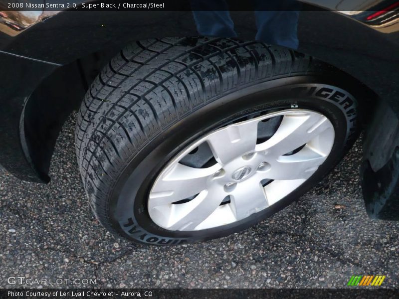 Super Black / Charcoal/Steel 2008 Nissan Sentra 2.0
