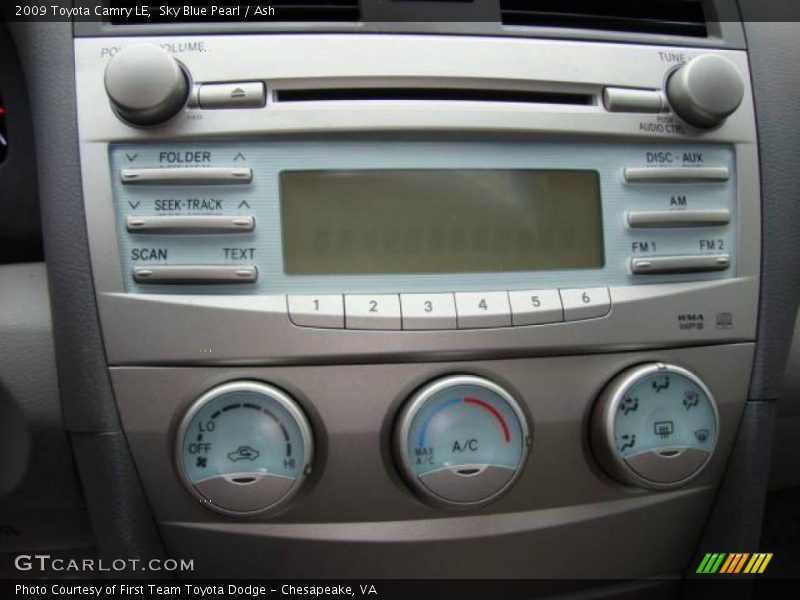 Sky Blue Pearl / Ash 2009 Toyota Camry LE