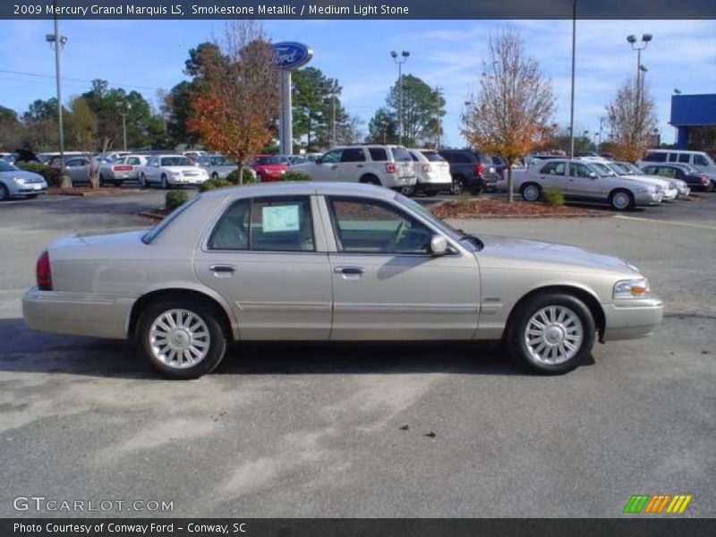 Smokestone Metallic / Medium Light Stone 2009 Mercury Grand Marquis LS