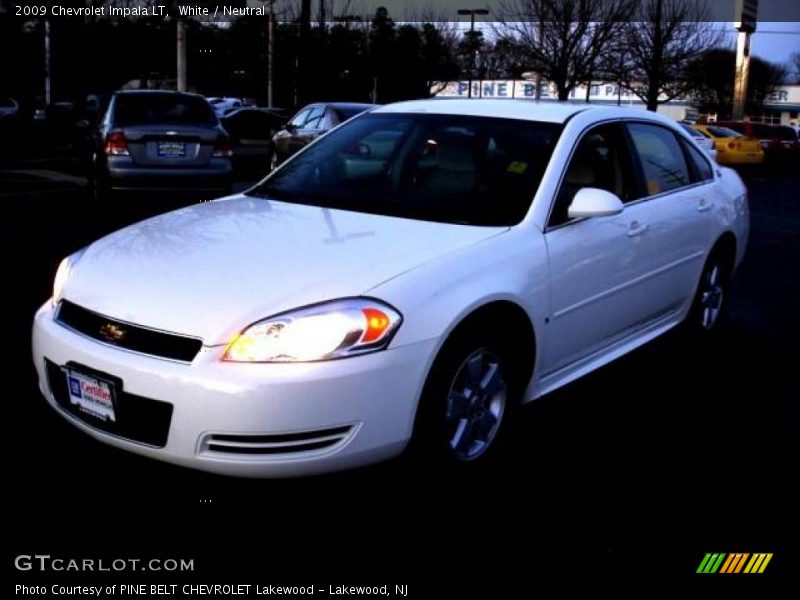 White / Neutral 2009 Chevrolet Impala LT