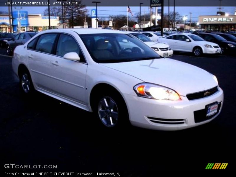 White / Neutral 2009 Chevrolet Impala LT