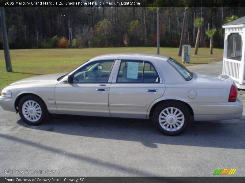Smokestone Metallic / Medium Light Stone 2009 Mercury Grand Marquis LS
