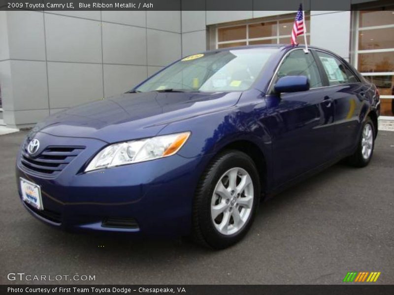 Blue Ribbon Metallic / Ash 2009 Toyota Camry LE