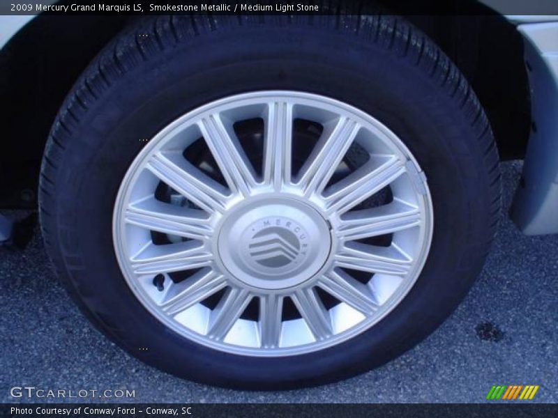 Smokestone Metallic / Medium Light Stone 2009 Mercury Grand Marquis LS