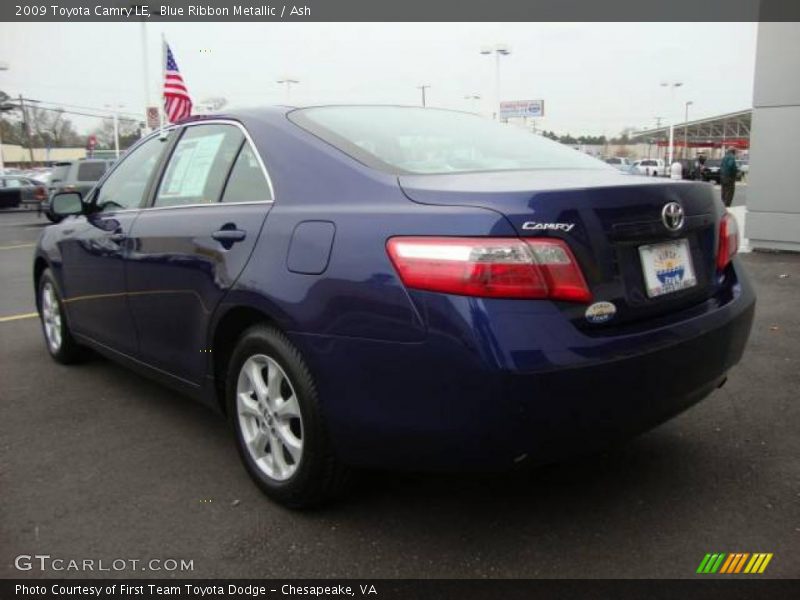 Blue Ribbon Metallic / Ash 2009 Toyota Camry LE