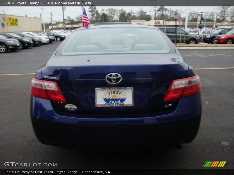 Blue Ribbon Metallic / Ash 2009 Toyota Camry LE