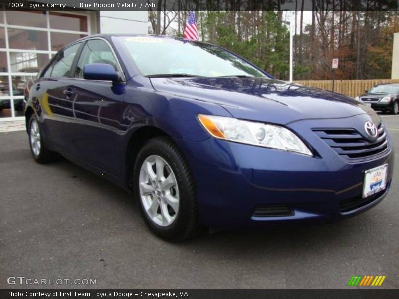 Blue Ribbon Metallic / Ash 2009 Toyota Camry LE