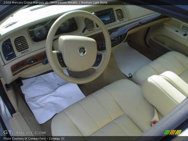 Smokestone Metallic / Medium Light Stone 2009 Mercury Grand Marquis LS