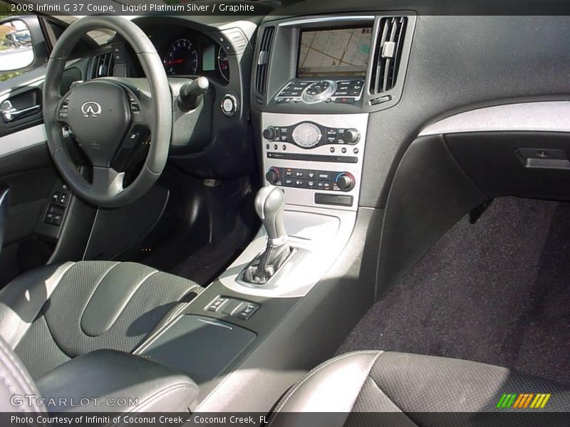 Liquid Platinum Silver / Graphite 2008 Infiniti G 37 Coupe