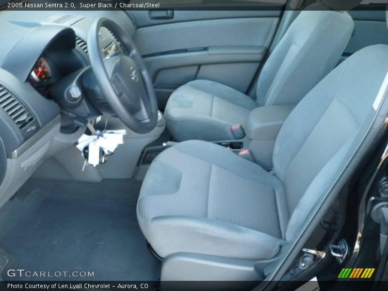 Super Black / Charcoal/Steel 2008 Nissan Sentra 2.0