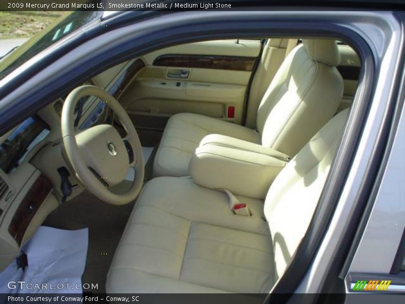 Smokestone Metallic / Medium Light Stone 2009 Mercury Grand Marquis LS
