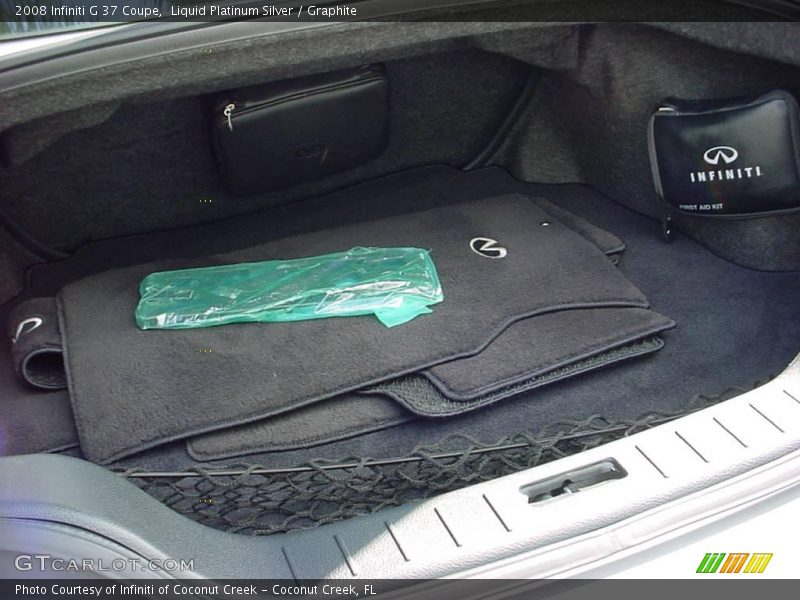 Liquid Platinum Silver / Graphite 2008 Infiniti G 37 Coupe