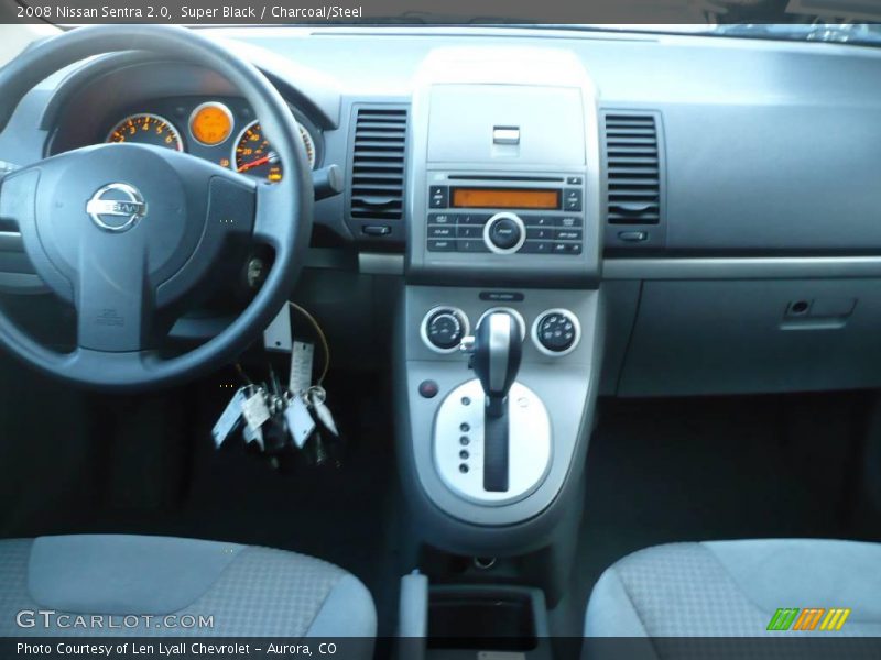 Super Black / Charcoal/Steel 2008 Nissan Sentra 2.0