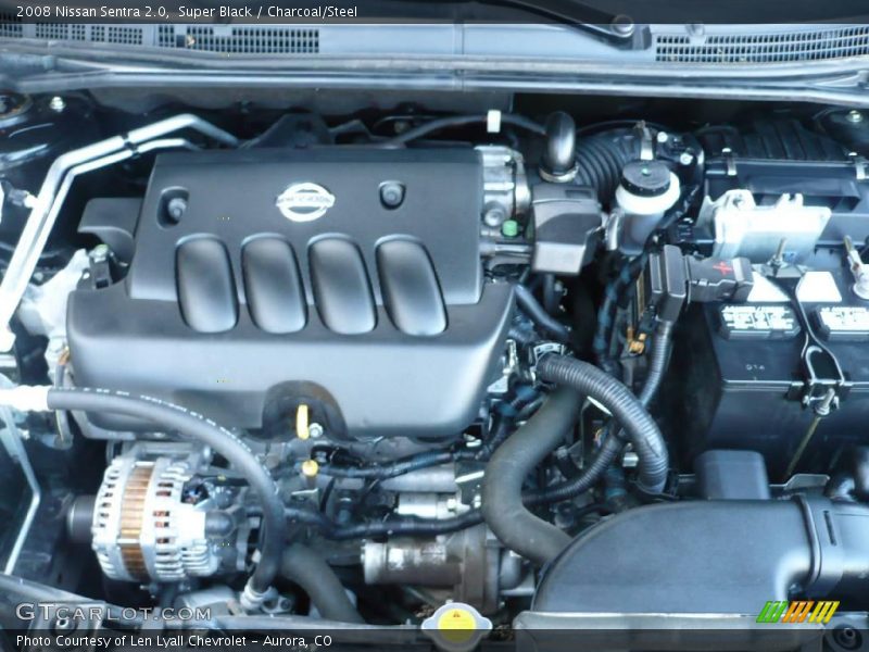 Super Black / Charcoal/Steel 2008 Nissan Sentra 2.0