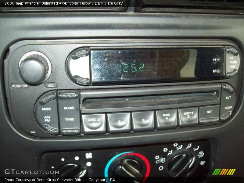 Solar Yellow / Dark Slate Gray 2006 Jeep Wrangler Unlimited 4x4